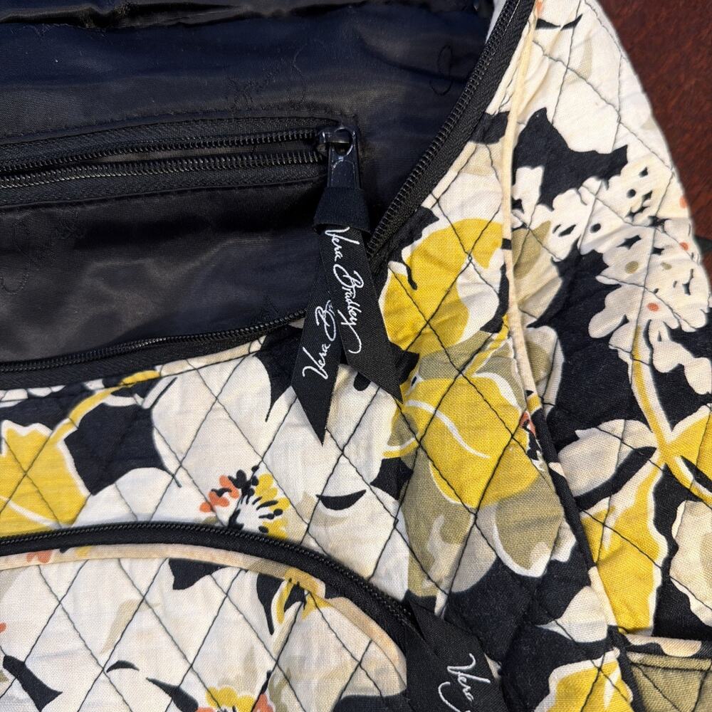 Vera Bradley Backpack Dogwood Flowers Yellow and White 12x15 - See Description - Picture 4 of 16